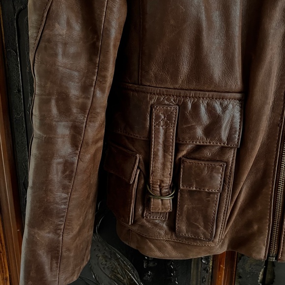 🍩Vintage Sabatini leather jacket  Y2K - Picture 3 of 9